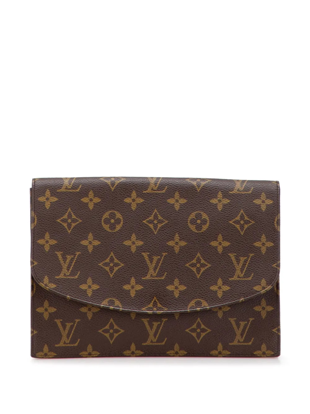 Louis Vuitton Pre-Owned 1992 Monogram Pochette Rabat 23 Clutch Bag | Brown | FARFETCH | Farfetch Global