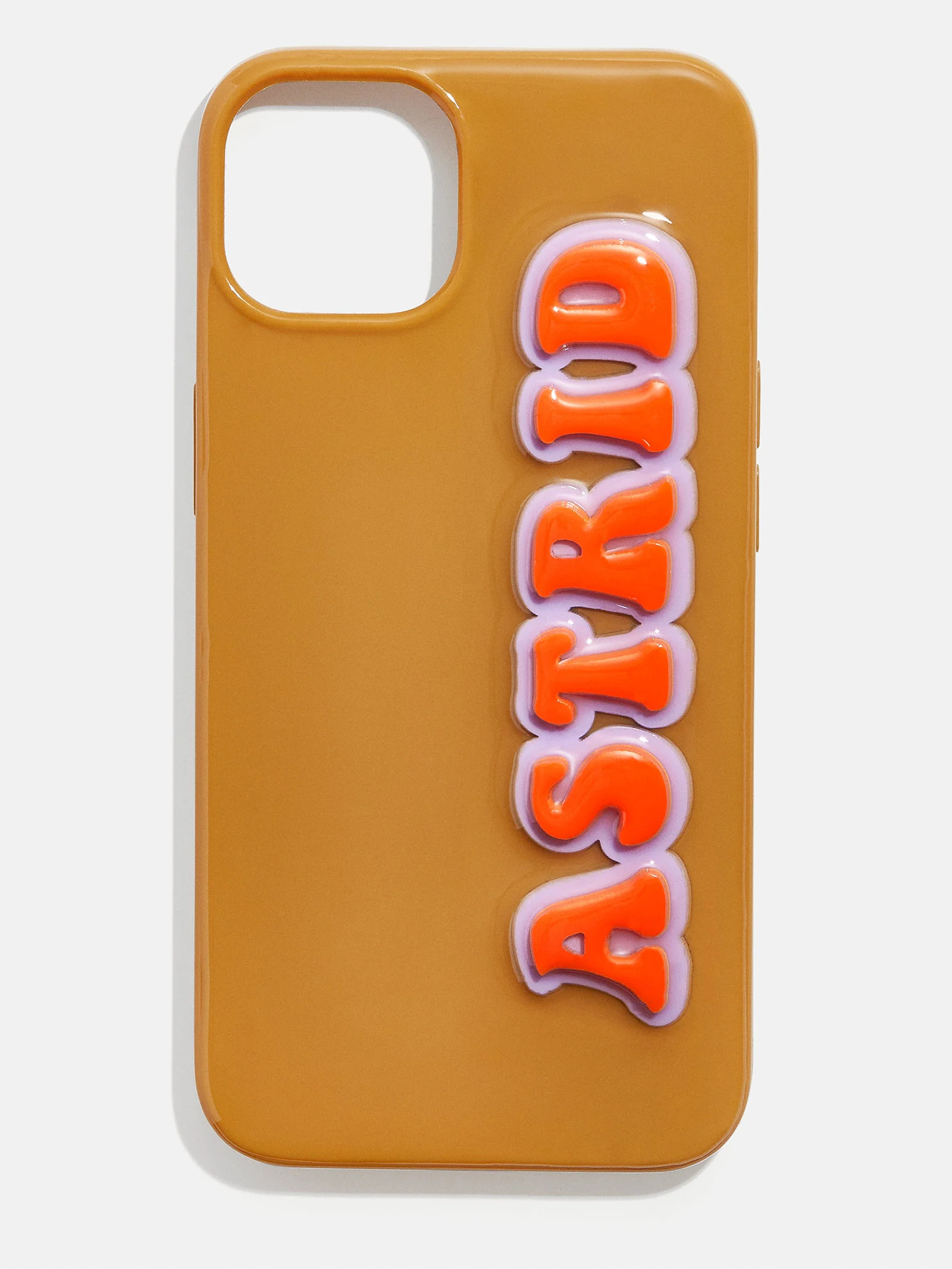 Retro Custom iPhone Case: Caramel / Lavender / Red | BaubleBar (US)
