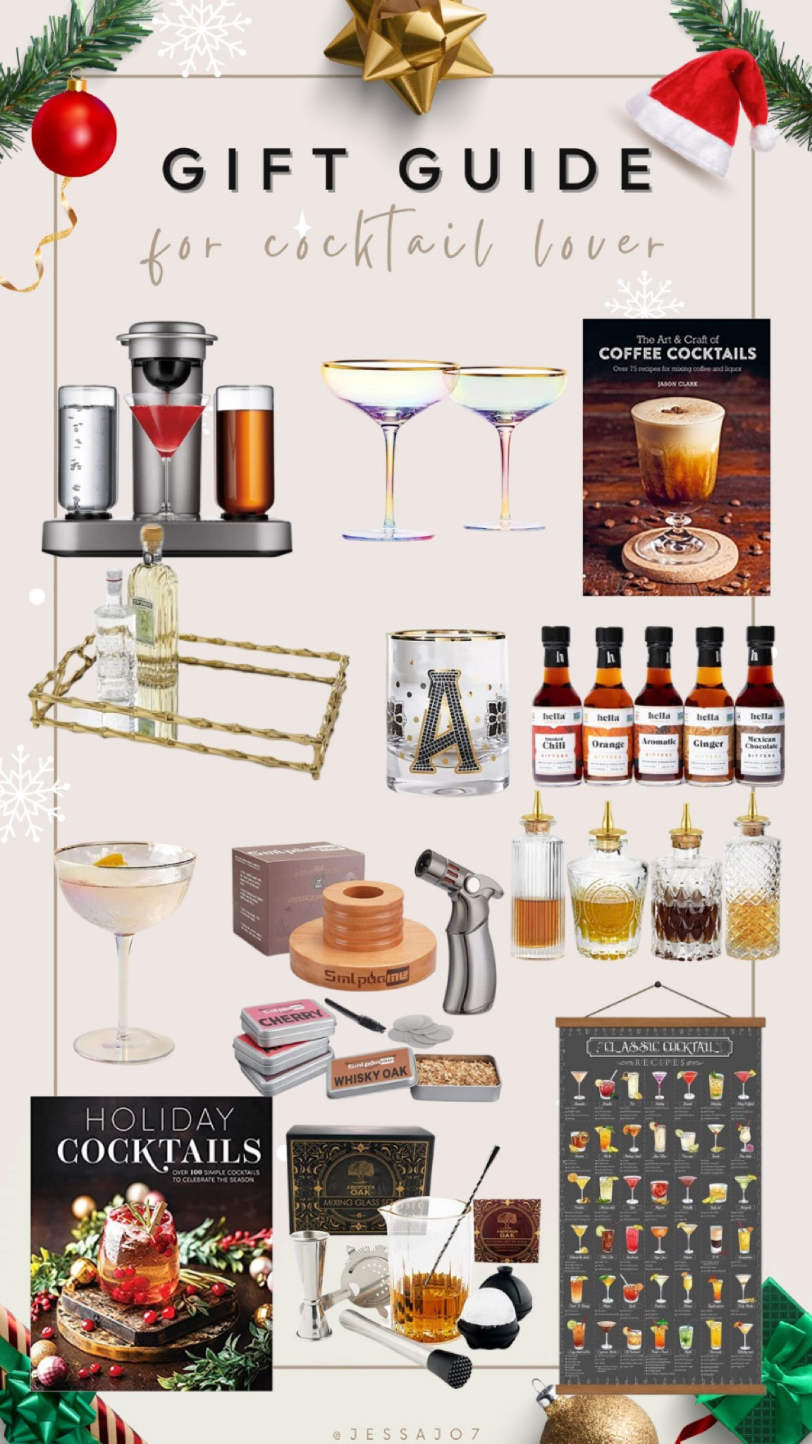 Holiday gifts for her holiday gifts for him holiday gifts for cocktail lover 

#LTKGiftGuide #LTKunder100 #LTKunder50