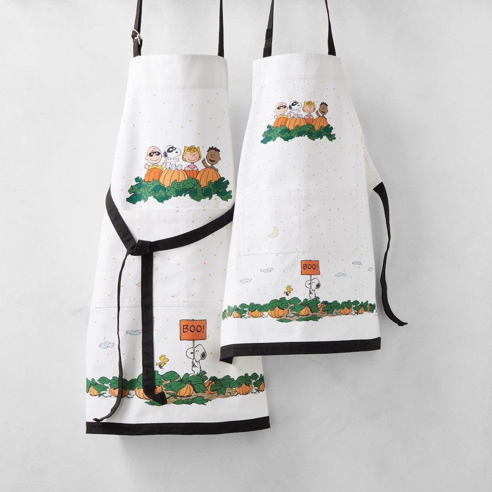 PEANUTS™ x Williams Sonoma Halloween Great Pumpkin Aprons | Williams-Sonoma