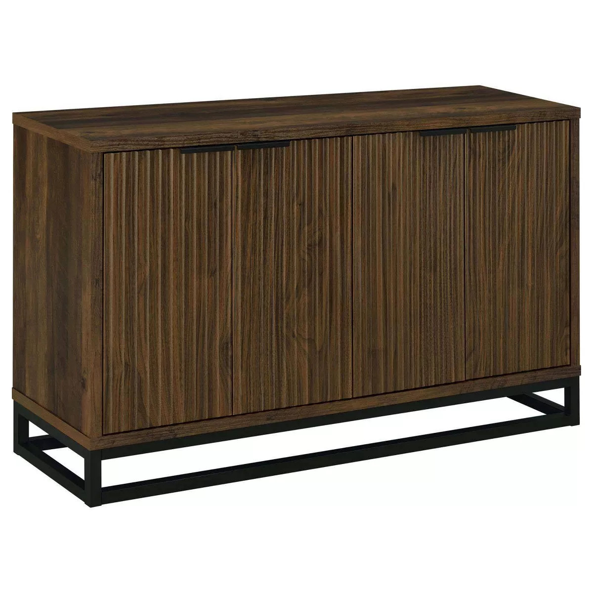 Coaster Ryatt Transitional 4 Door Wood Accent Cabinet Dark Pine | Target