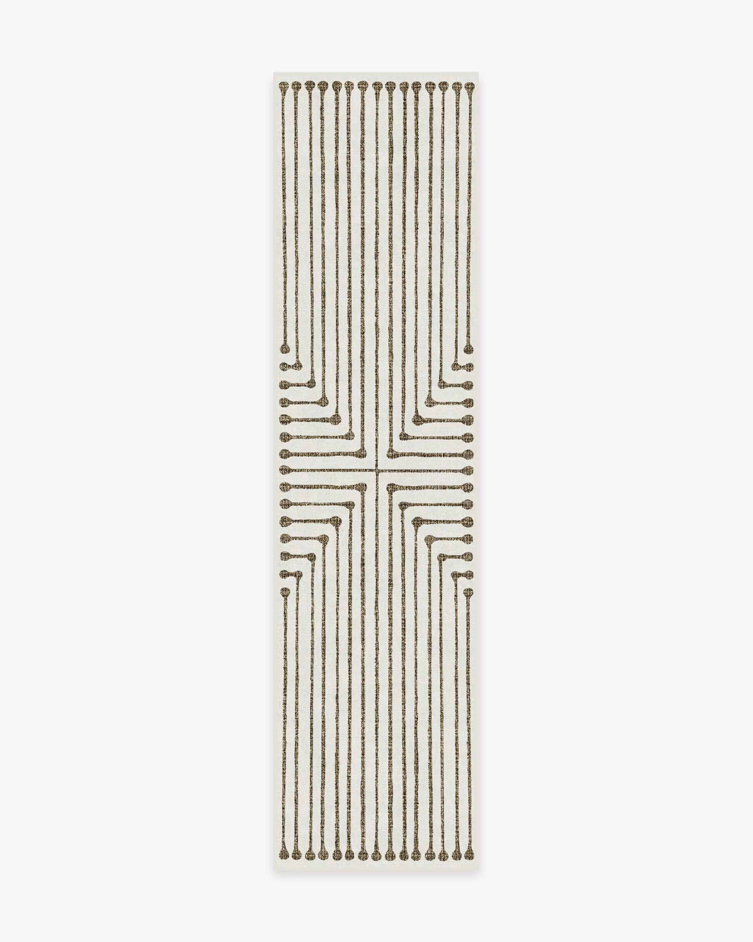 Jonathan Adler Inkdrop Camel & Ivory Rug | Ruggable