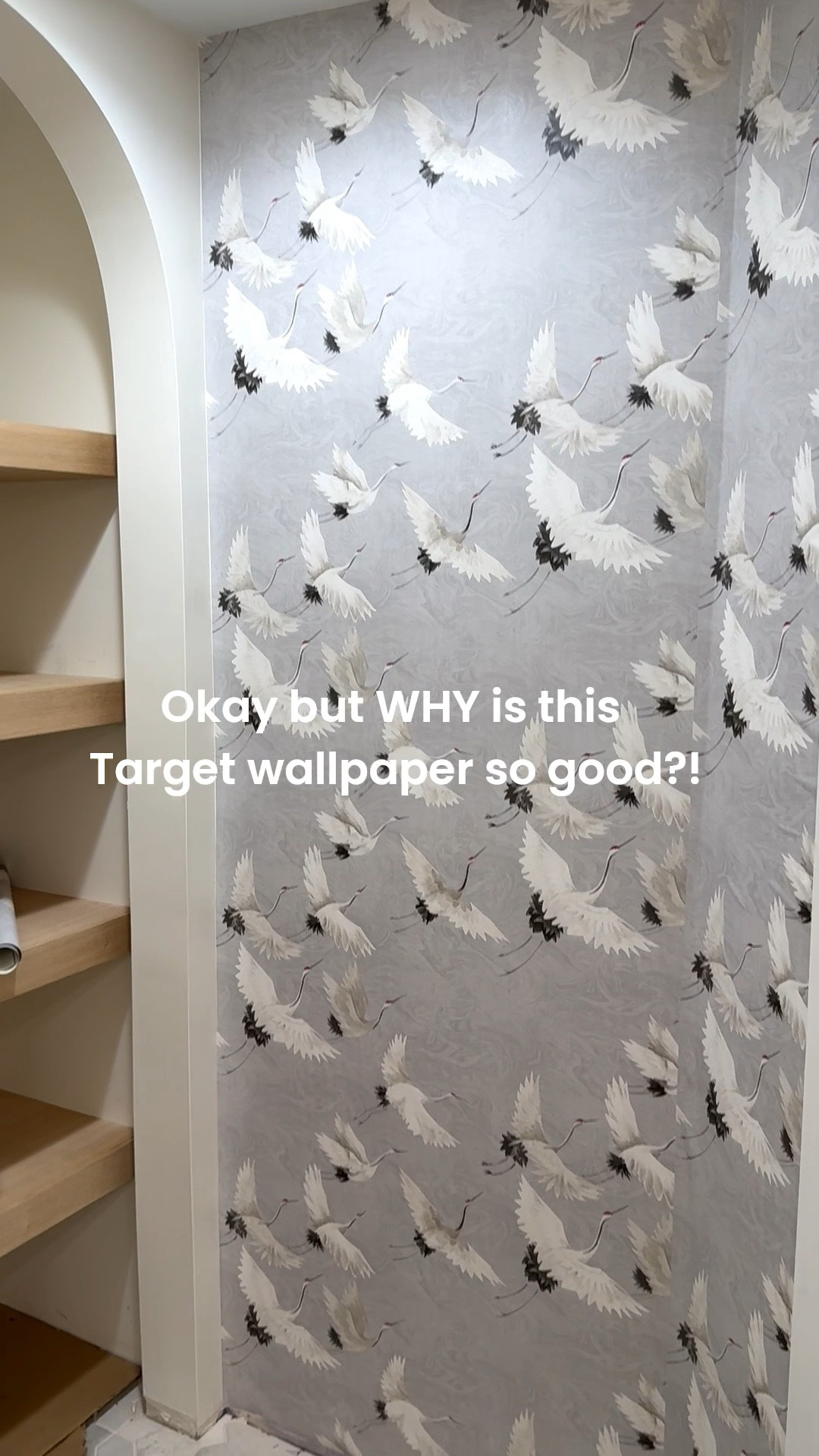 Obsessed with this bird wallpaper from Target 🐦✨ It’s the perfect mix of playful + pretty and instantly elevated this space.

#LTKFindsUnder50 #LTKHome #LTKdayinmylife