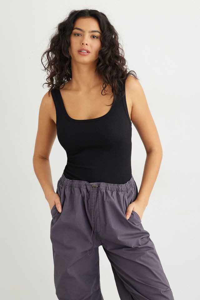 Dita Scoop Tank Top | Dynamite Clothing