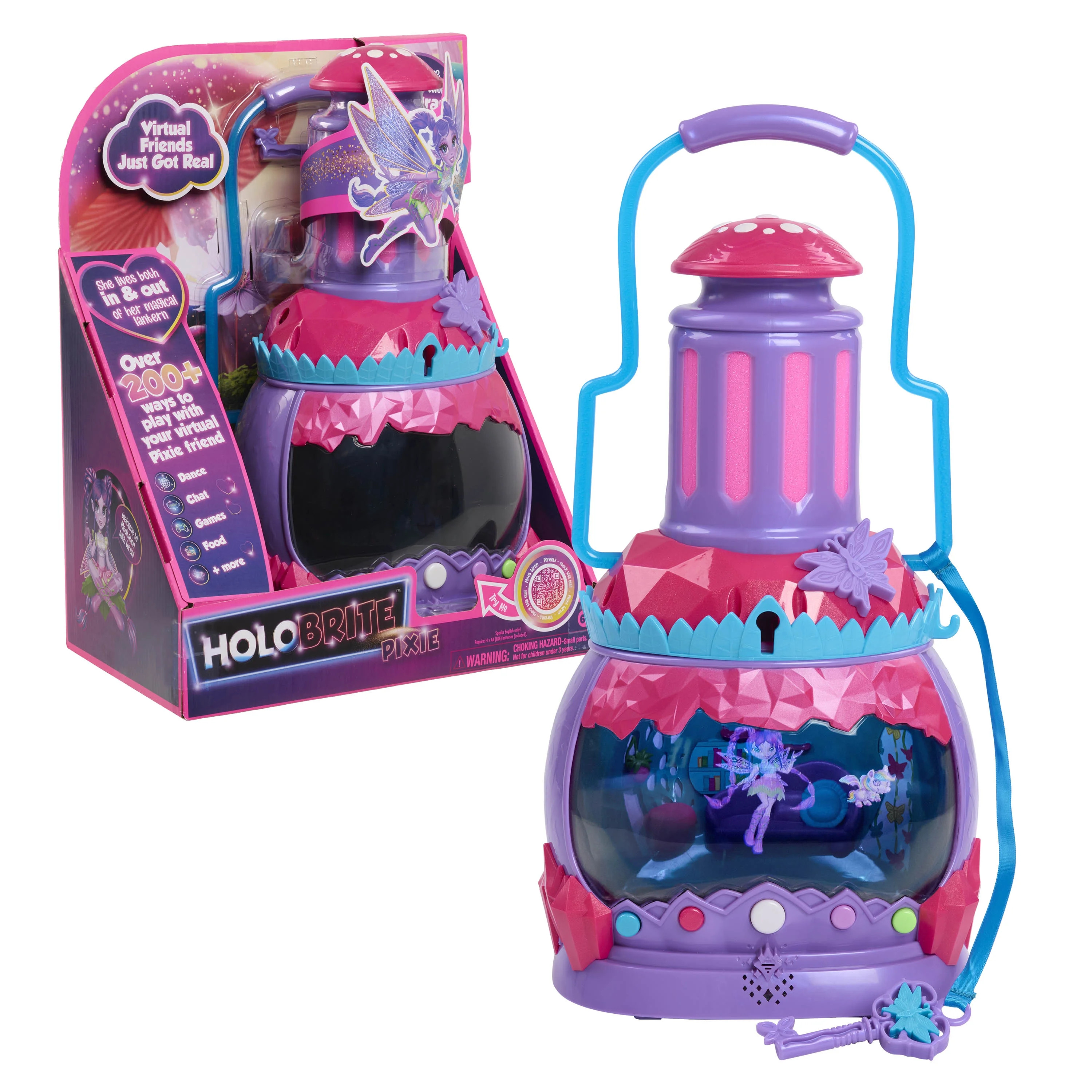 HOLOBRITE Pixie Lantern, Virtual Dancing and Interactive Games, 5" Pixie Doll, 200+ Ways to Play,... | Walmart (US)