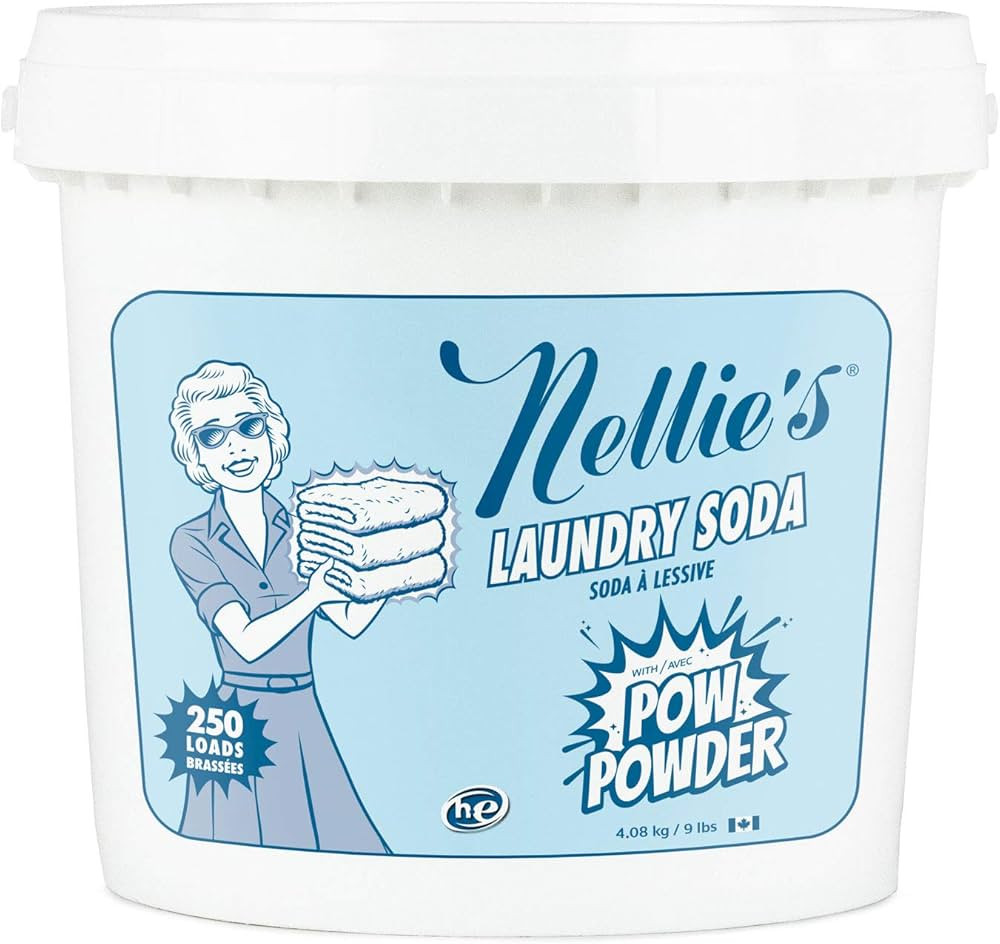 Nellie's Laundry Soda with POW Powder - 250 Loads - Environmentally Conscious Laundry Detergent w... | Amazon (US)