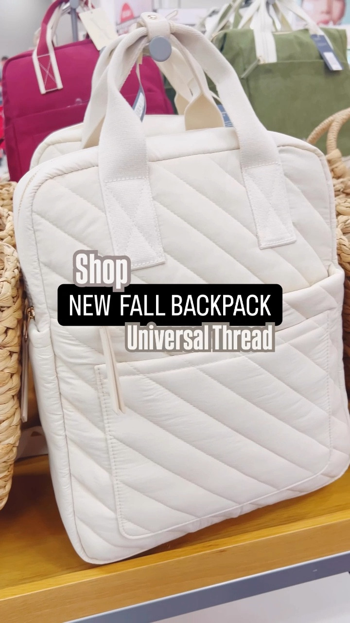 Universal Thread Fashion Cream Square Quilted Backpack #universalthread #backpack #targetstyle #fashion #fallbags

#LTKStyleTip #LTKItBag #LTKFindsUnder50