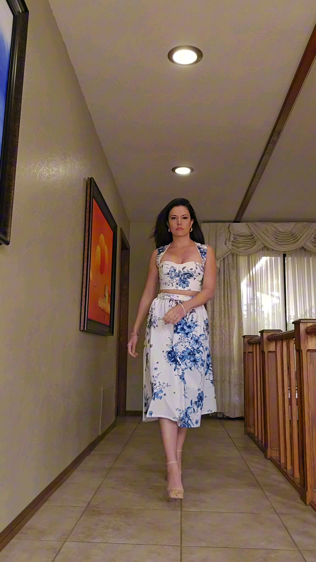 In love with this Zara set! I'm wearing size Small (I'm 5'5" for reference). - wedding guest- summer , spring outfit- date outfit - brunch outfit- special occasion 

