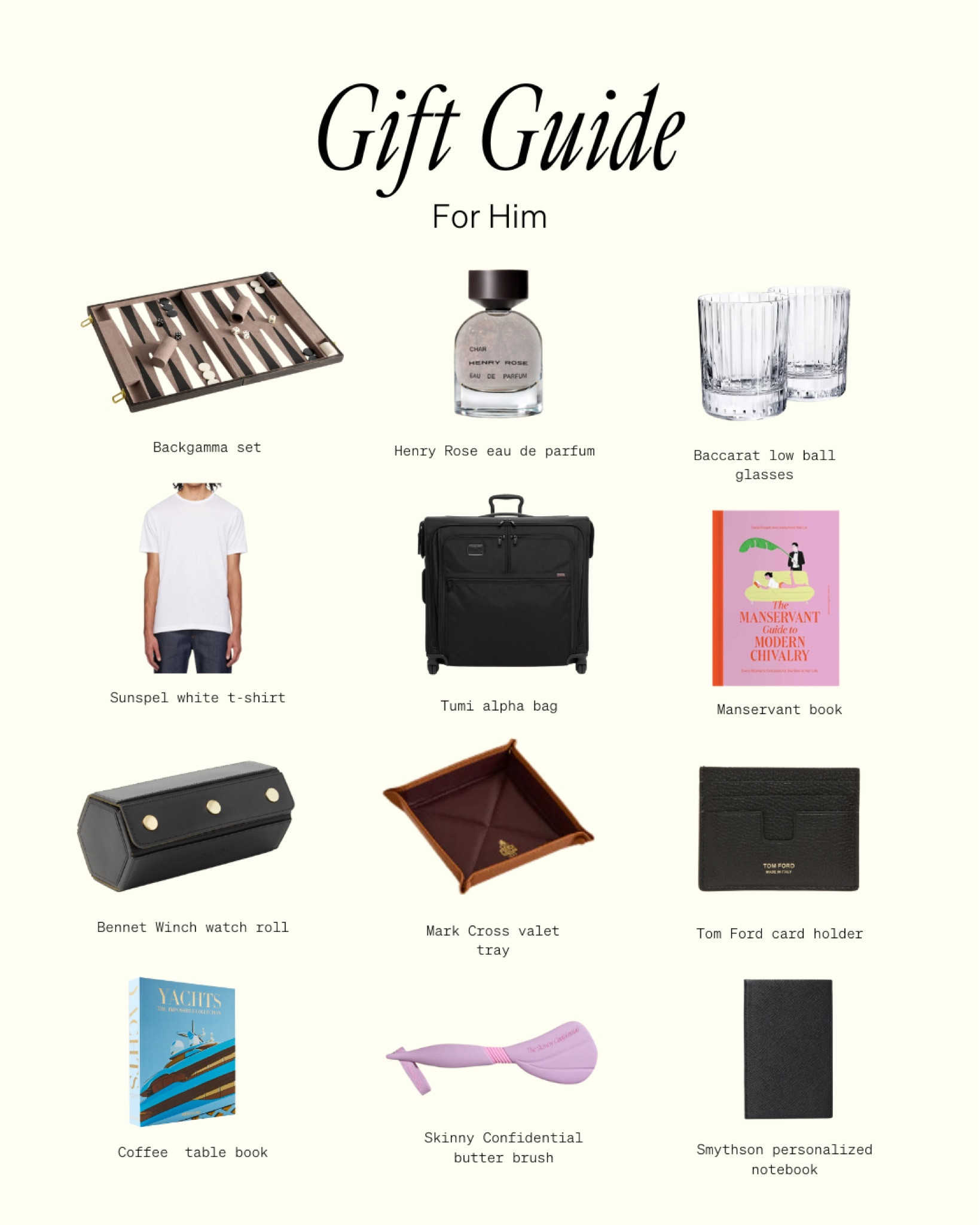GIFT GUIDE: For Him 

 

#LTKGiftGuide #LTKHoliday