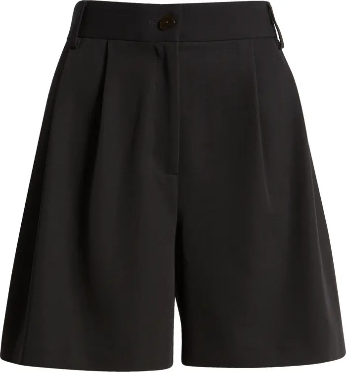 Pleated High Waist Shorts | Nordstrom
