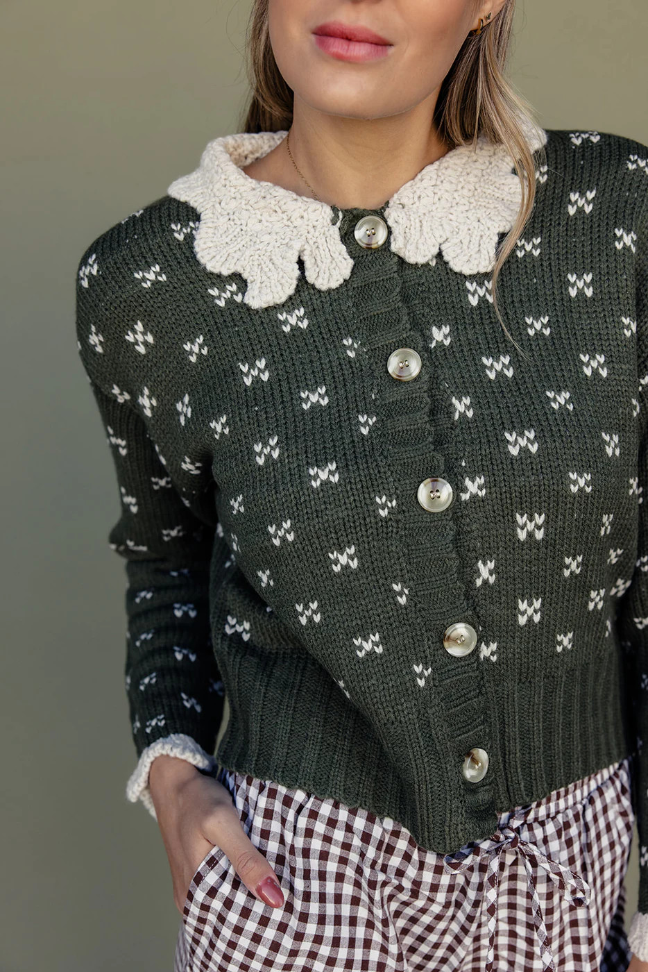 The Dolly Scalloped Cardigan | Roolee