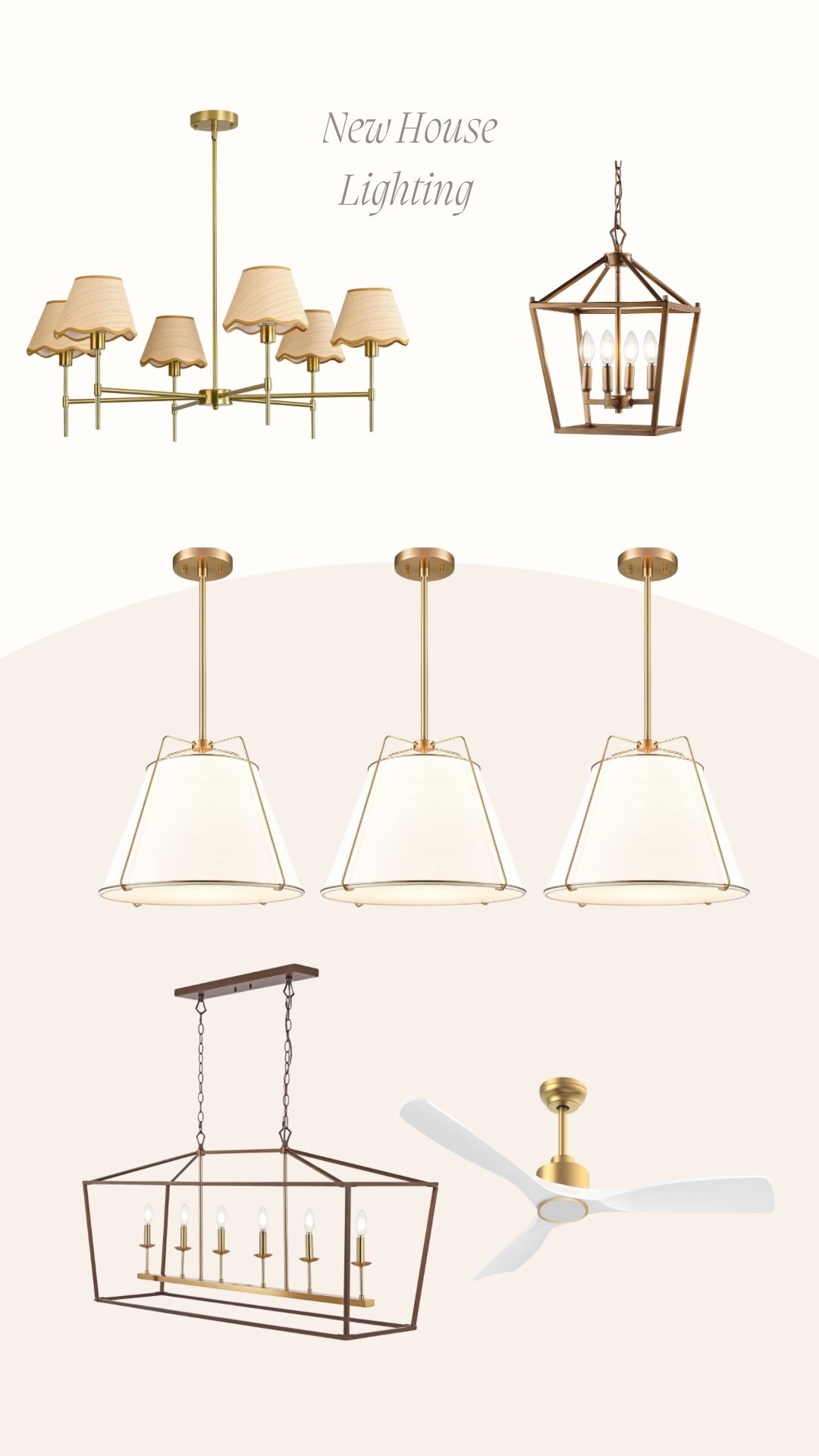 Lighting in new house!