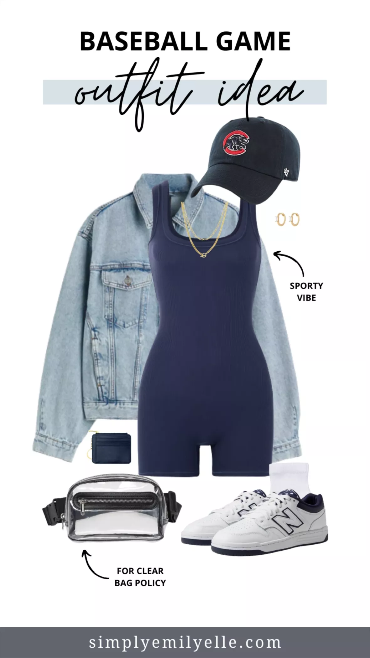 baseball game outfit