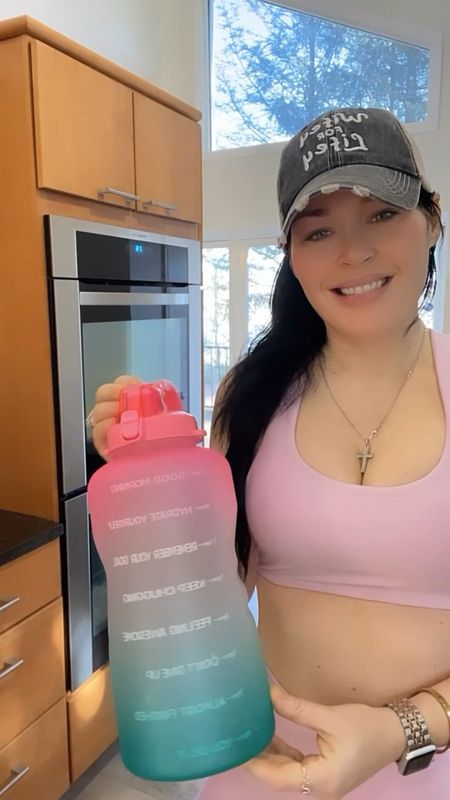 love this motivational water jug to get lots of water for the day, new Alo outfit too 

Fitness, workout, 

#LTKunder100 #LTKunder50 #LTKfit