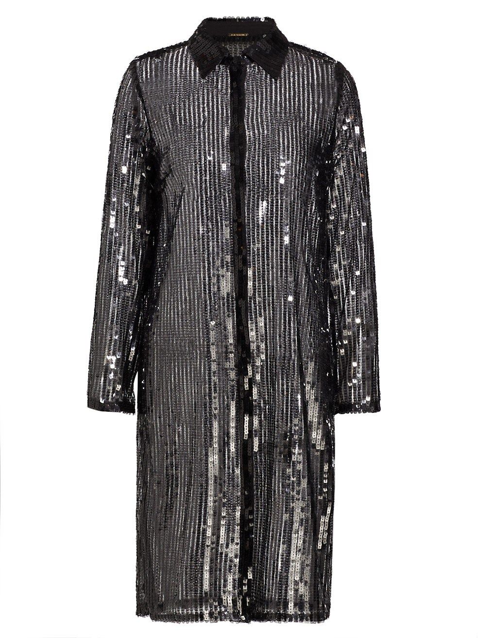 Sequin Shirtdress | Saks Fifth Avenue