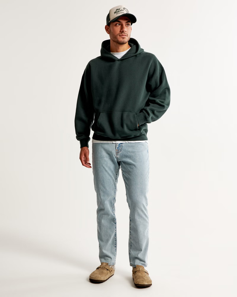 Men's Essential Popover Hoodie | Men's Sale | Abercrombie.com | Abercrombie & Fitch (UK)