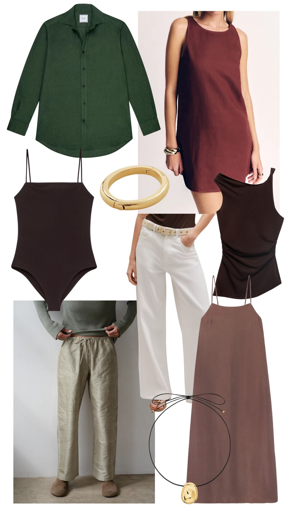 Your most loved last week. A mix of holiday wear and light and breezy basics for the city - deep earthy tones, linen layers, gingham, summer whites and chic tailoring - plus just the right touch of gold accessories

You can find more style content over on my Substack ’The Wardrobe Edit’

#LTKstyletip #LTKsummer