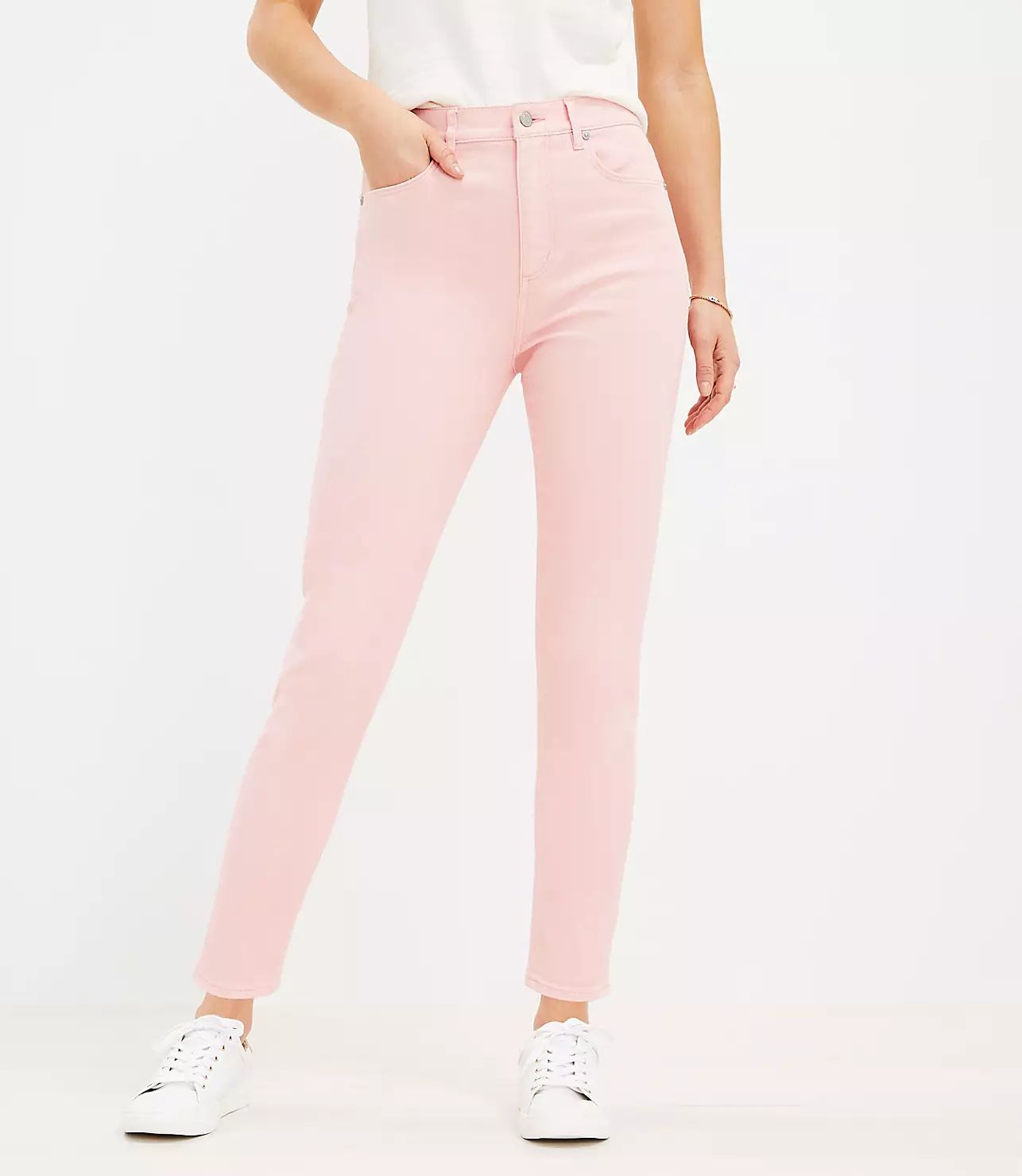 High Rise Skinny Jeans | LOFT