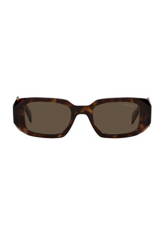 Prada Sculto Reo Irregular Rounded in Tortoise & Brown from Revolve.com | Revolve Clothing (Global)