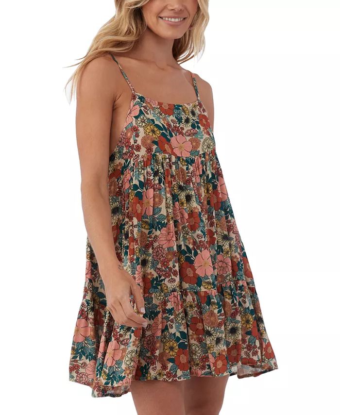 O'Neill Juniors' Rilee Floral-Print Cover-Up Dress - Macy's | Macy's