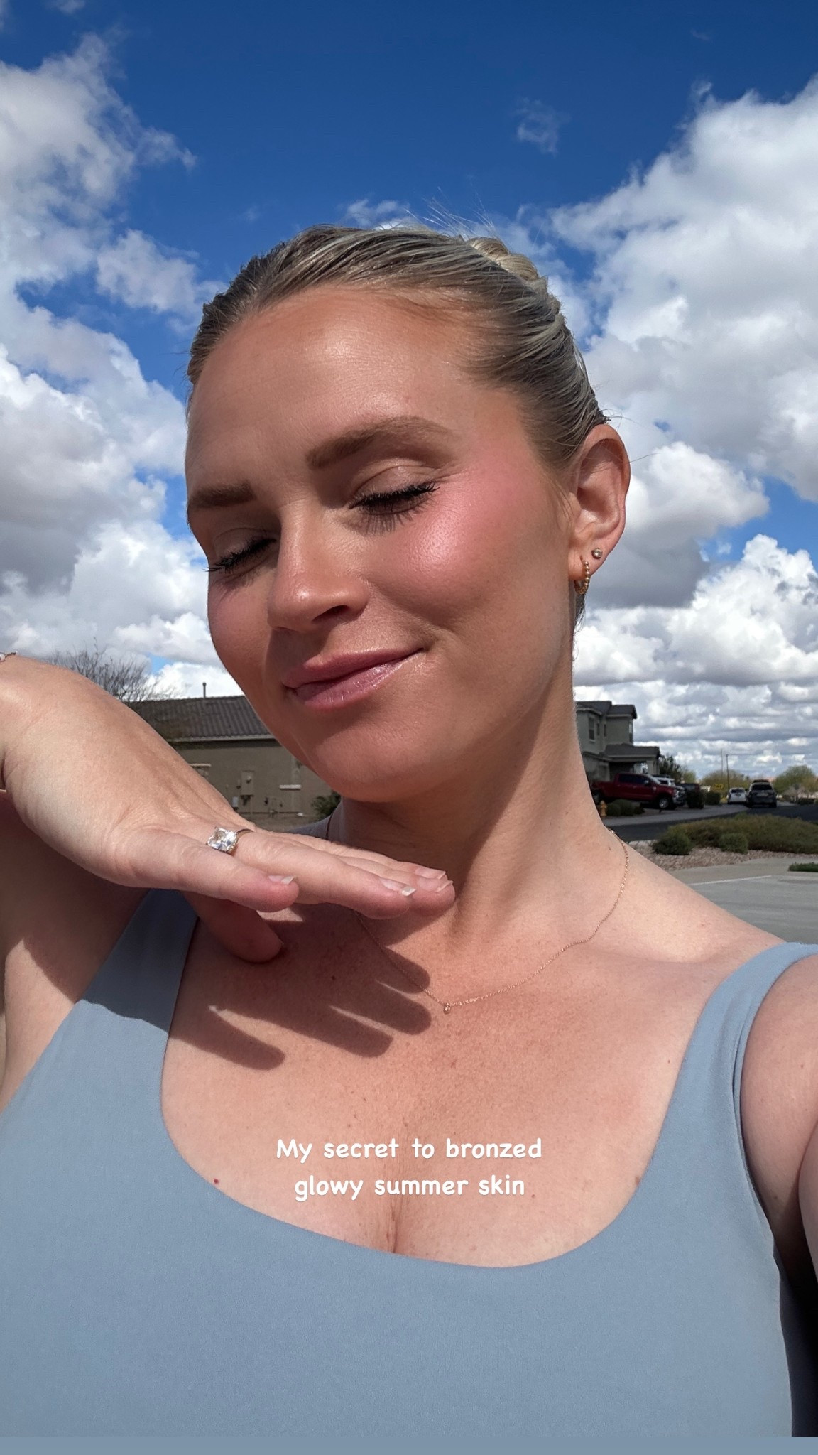 Bronzed, glowy, dewy summer skin. Do the face tanner each morning with your serum or lotion then do the luminizer and concealer ✨ so light and natural 

#LTKBeauty #LTKFindsUnder50 #LTKSeasonal