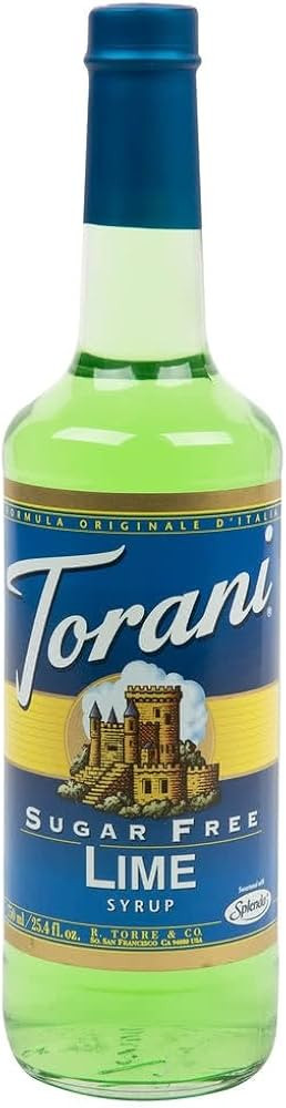 Torani Sugar Free Lime Syrup, 750 ml | Amazon (US)