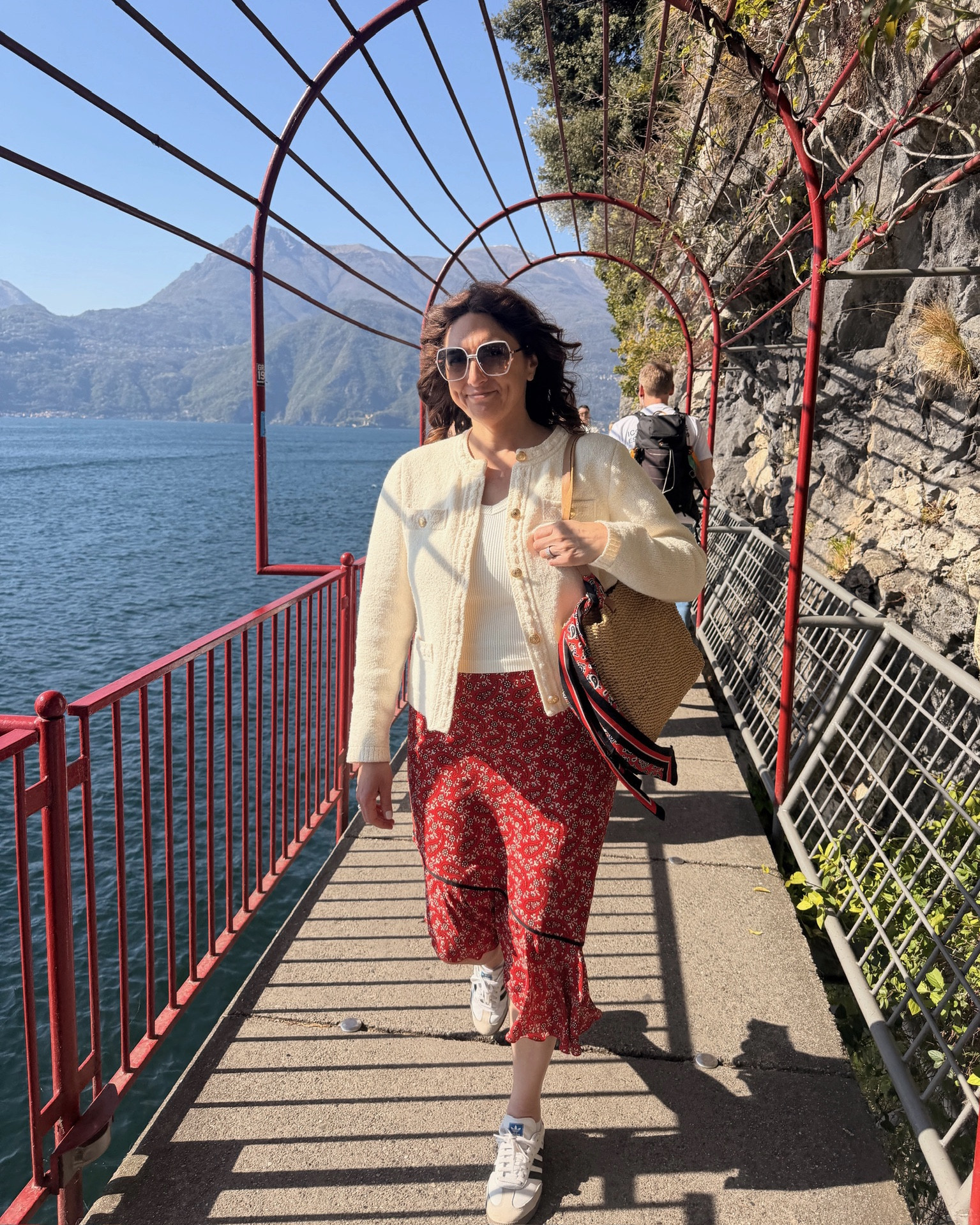 Comfortable footwear is a must for me with my back and I was pleasantly surprised to see that fashion sneakers were everywhere in Italy! I packed 3 pairs of shoes: sambas, Hokas and espadrilles and all worked well for both walking and pairing them with any outfit. 

#LTKtravel #LTKover50style #LTKshoes