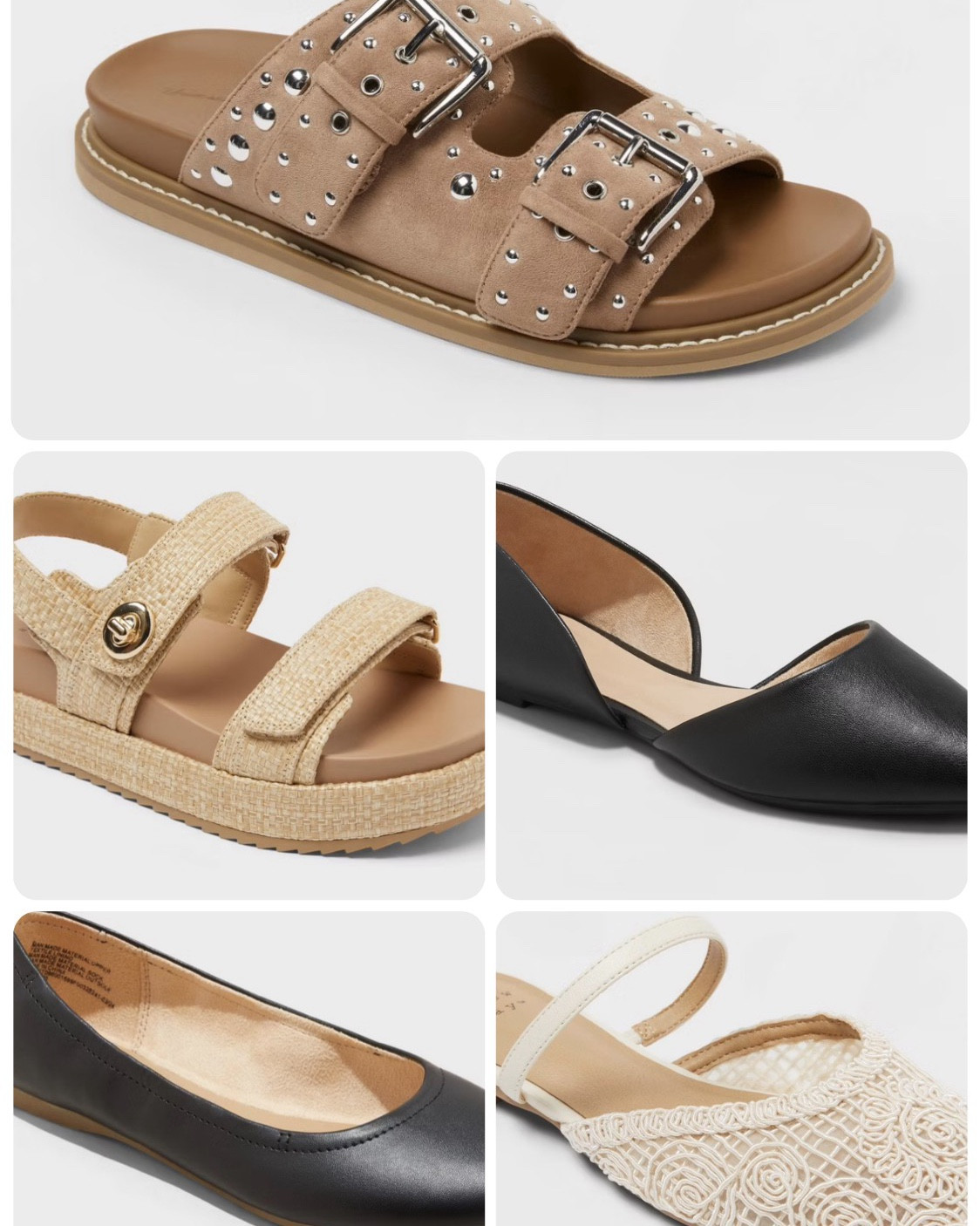 Linking adorable spring and summer sandals and flats!  These are all Target or Amazon! 😘🌷☀️

Follow my shop @lululoves7 on the @shop.LTK app to shop this post and get my exclusive app-only content!

#LTKShoeCrush #LTKParties #LTKGiftGuide #LTKStyleTip #LTKFindsUnder100 #LTKFindsUnder50 #LTKTravel #LTKWorkwear #LTKSeasonal #LTKOver40 #LTKFestival

#LTKMothersDay