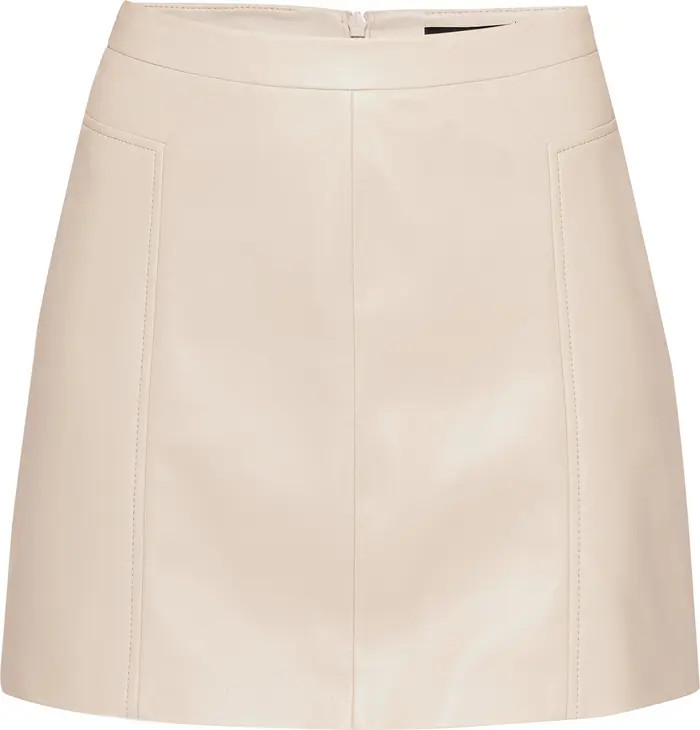 Ainsley Recycled Leather Skirt | Nordstrom