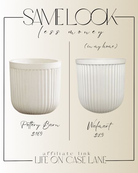The look for less Pottery Barn Planter is in stock! 

#LTKhome