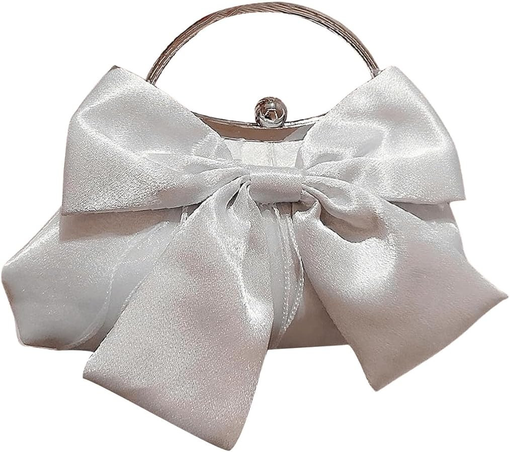 SweatyRocks Bolso de mano con bonito lazo para mujer, bolso de noche, bolso cruzado de graduació... | Amazon (US)