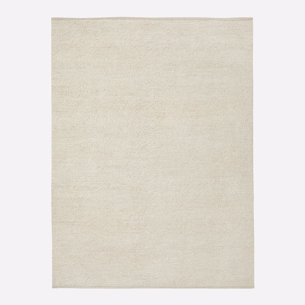 Mini Pebble Wool Jute Rug | West Elm (US)