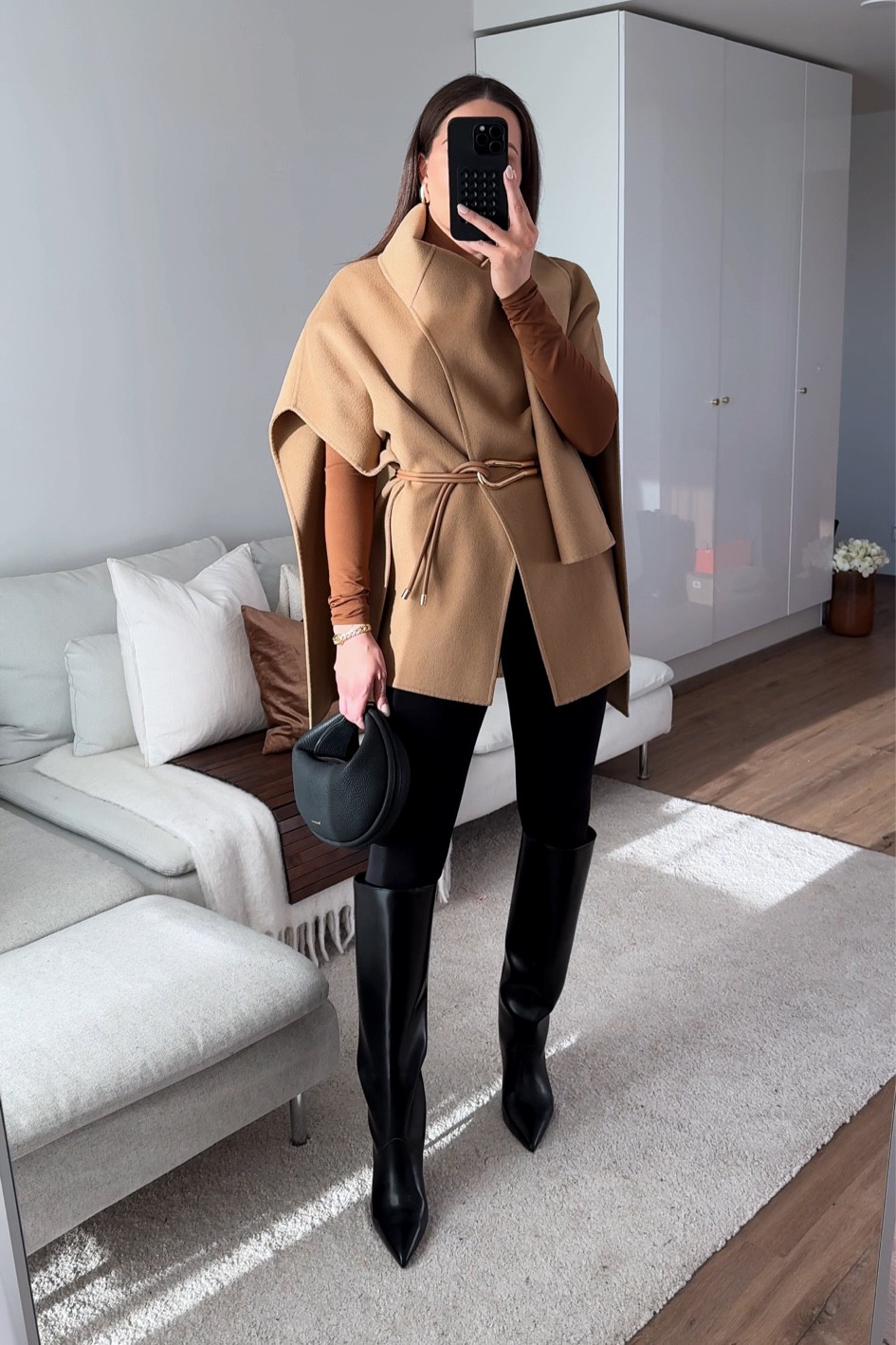 A wool cape coat is a great choice for colder spring days! 

The rope belt is old H&M. Linked few alternative options. 

#LTKstyletip #LTKfindsunder50 #LTKSeasonal