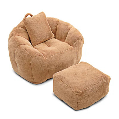 Bean Bag Chair With Footstool | Wayfair North America
