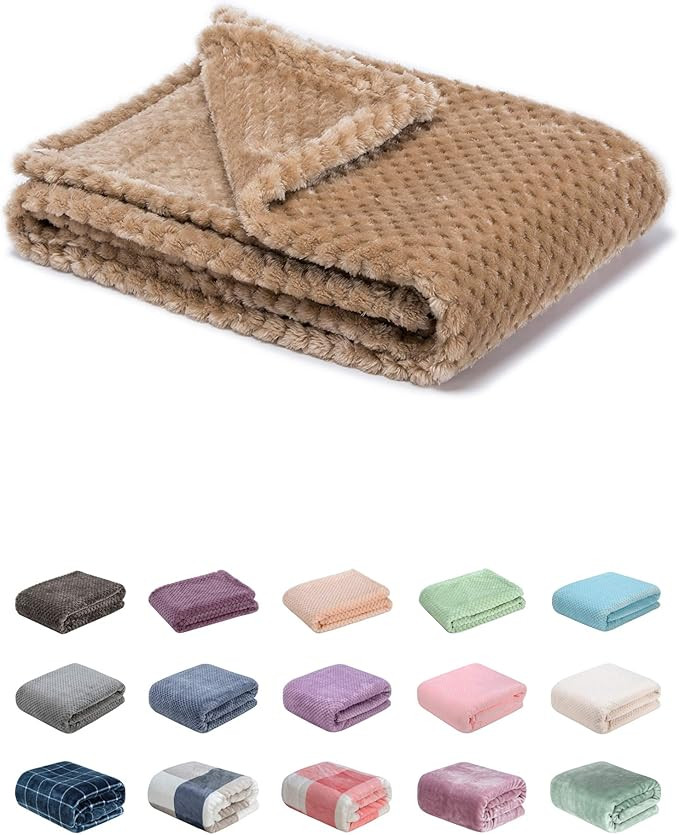 Fuzzy Blanket or Fluffy Blanket for Baby, Soft Warm Cozy Coral Fleece Toddler, Infant or Newborn ... | Amazon (US)