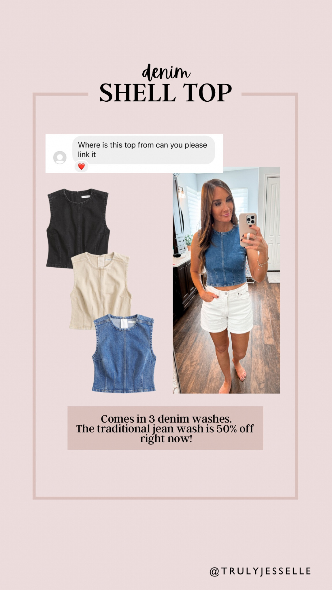 Denim shell top, Abercrombie fashion, Abercrombie style, Jean top, denim top

#LTKsalealert #LTKfindsunder50 #LTKstyletip