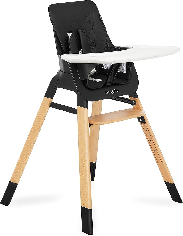 Dream On Me Nibble Wooden Compact High Chair Black               
                            Age... | Amazon (US)