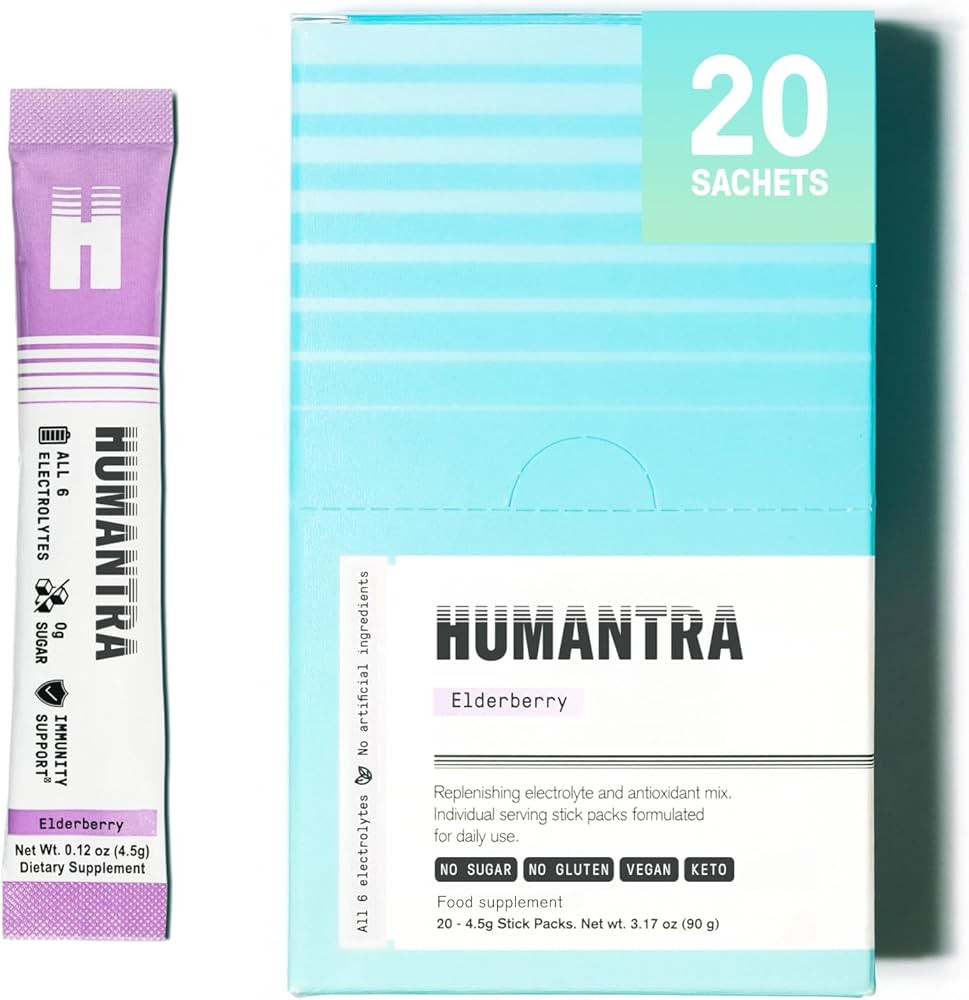 Humantra Hydration Packets | Zero Calorie, Zero Sugar Electrolyte Hydration Multiplier w/Essentia... | Amazon (UK)