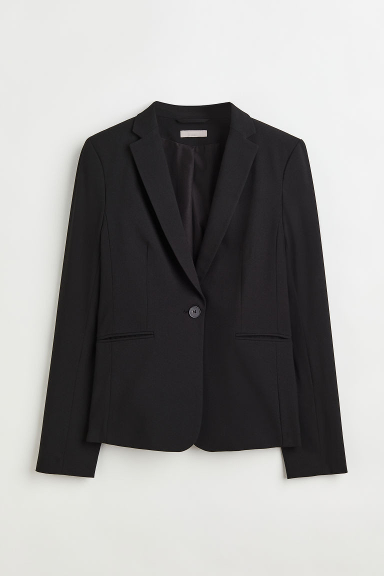H & M - Fitted Blazer - Black | H&M (US + CA)