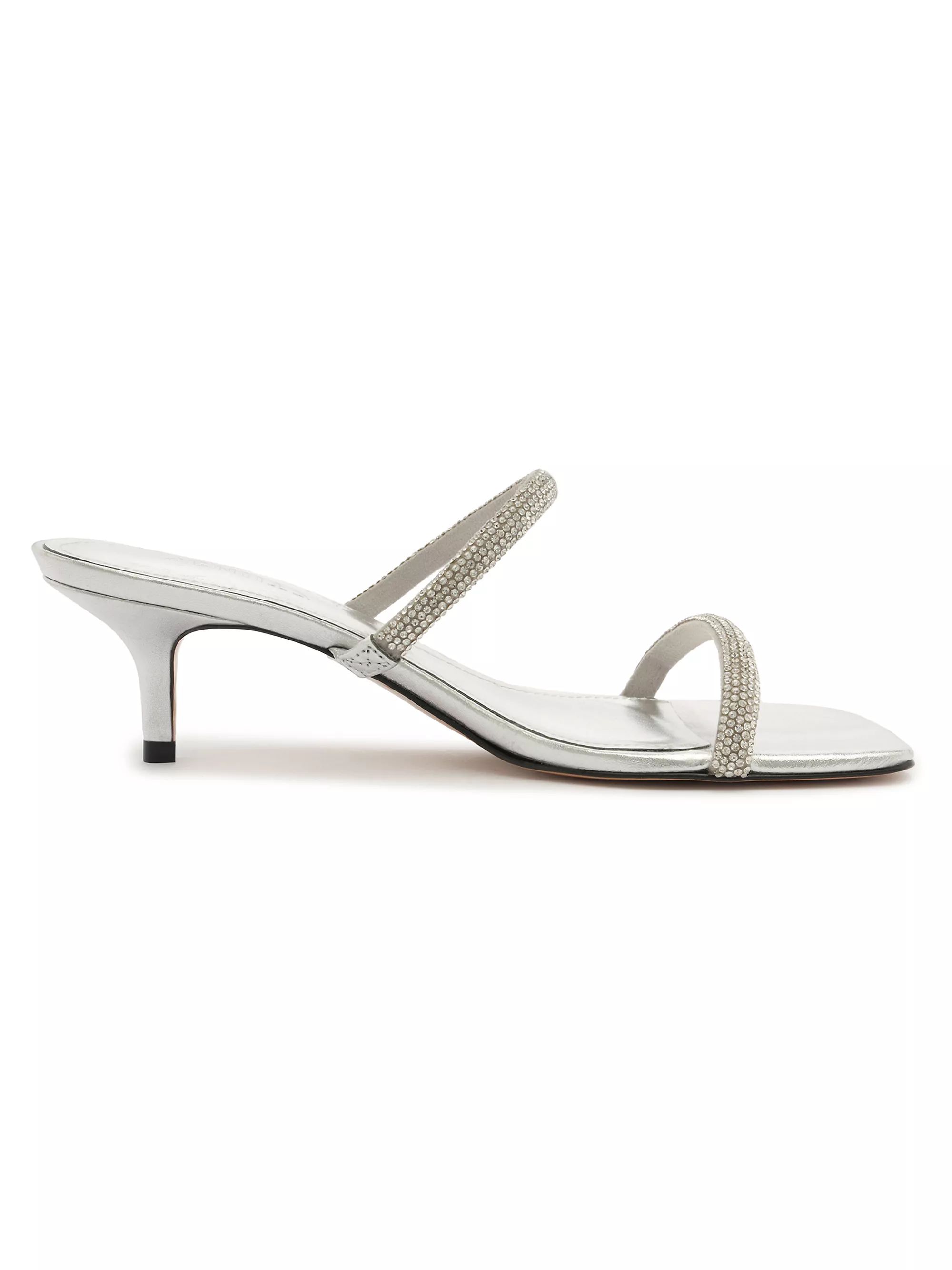 Taliah 50MM Crystal-Embellished Sandals | Saks Fifth Avenue