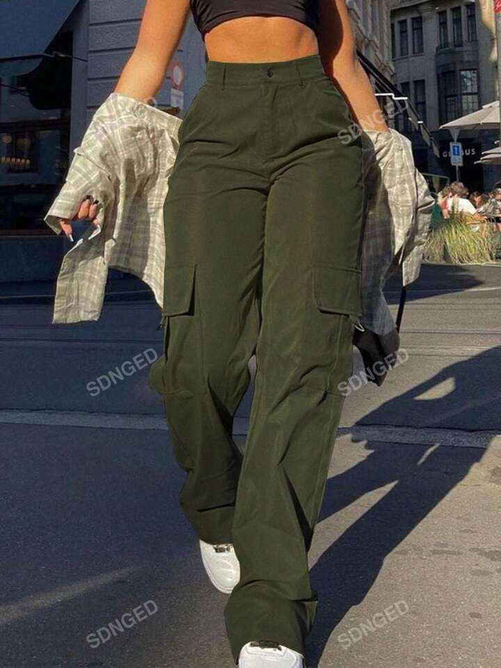 Women's Pocket Cargo Pants | SHEIN