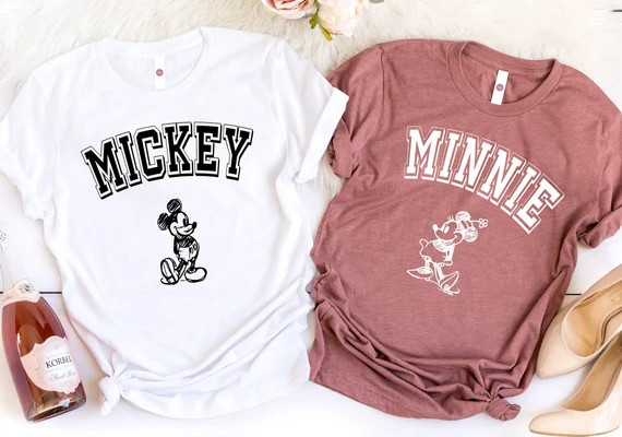 Minnie Mickey Matching Shirt Couple Disney Shirt Matching - Etsy | Etsy (US)