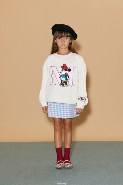 Girls Disney Minnie Mouse Sequin Pullover (Kids) | Forever 21