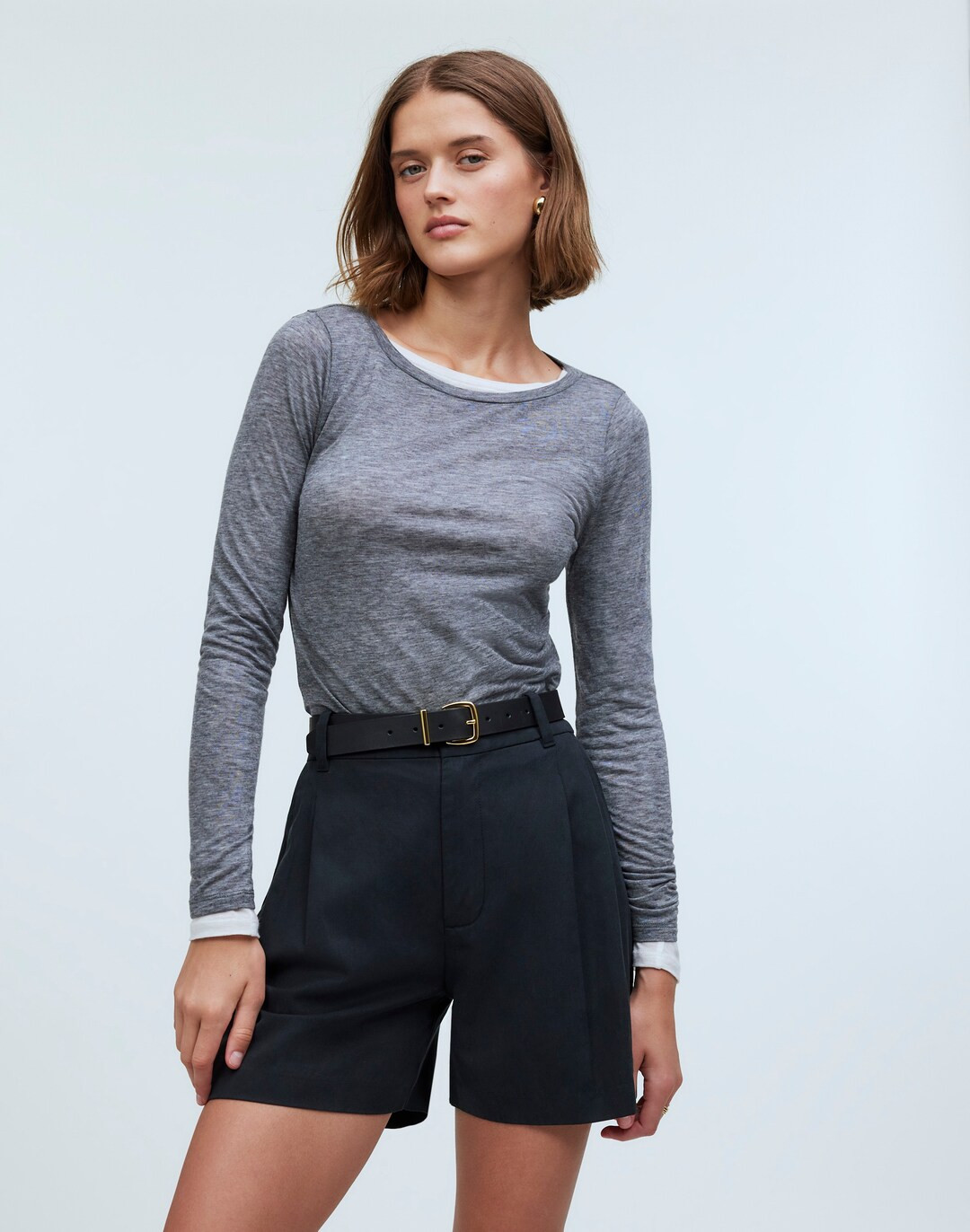 The Harlow Short in Drapey Twill | Madewell