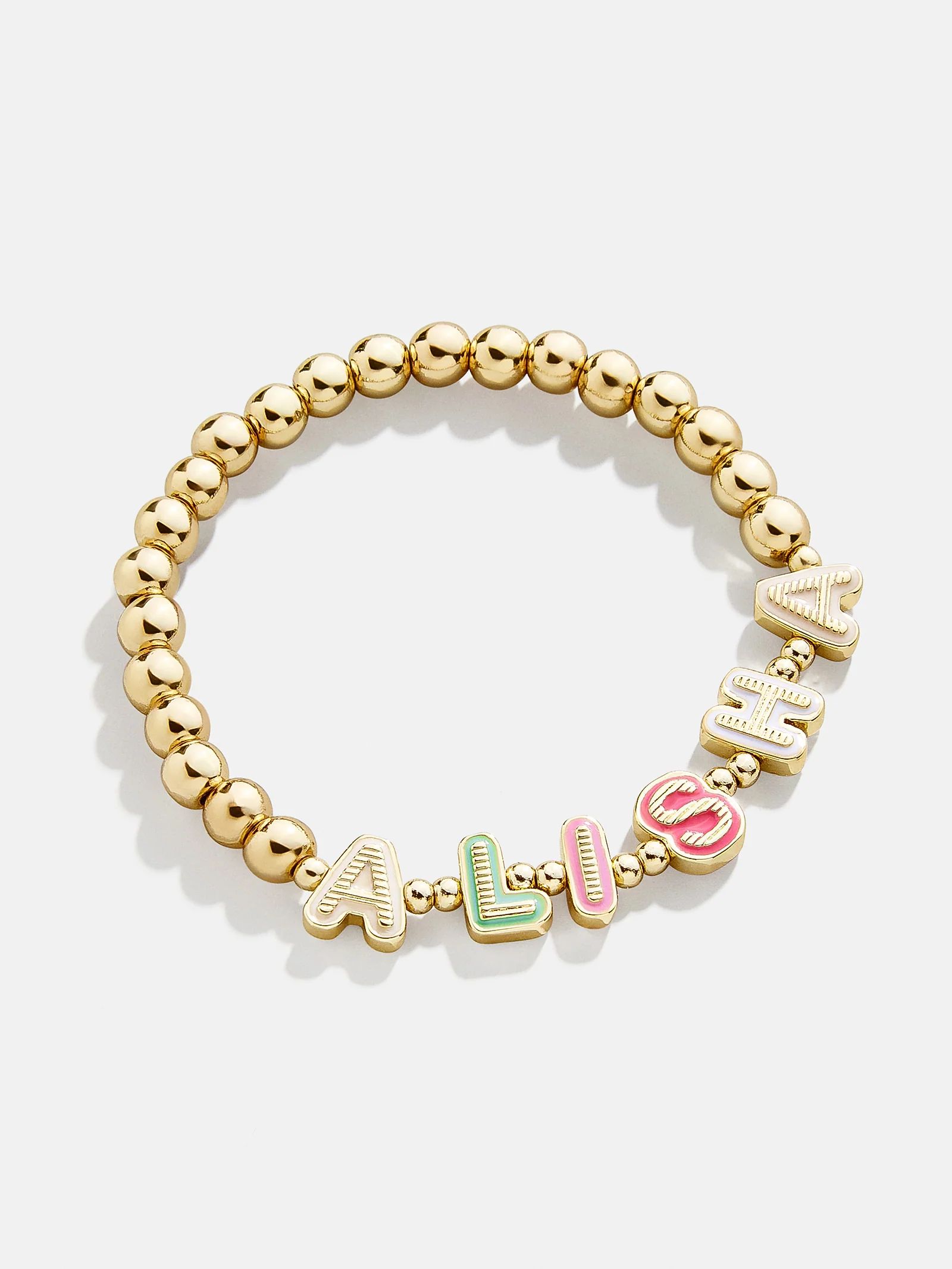 Kids' Custom Pisa Bracelet - Kids' Size Rainbow Enamel | BaubleBar (US)