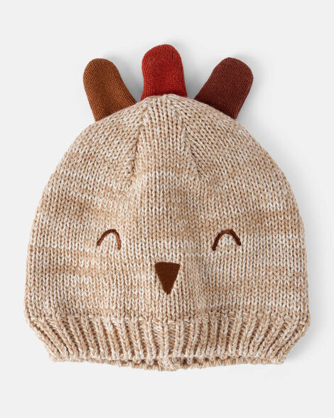 Baby Thanksgiving Turkey Beanie Hat - Brown | Carter's Inc