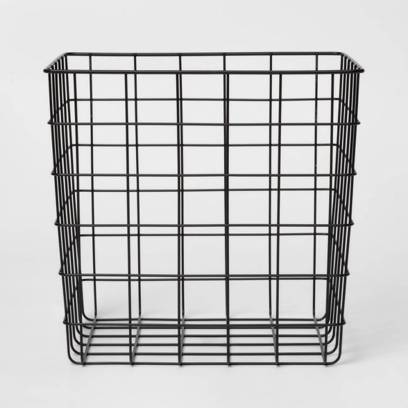 Decorative Baskets Steel Black Square - Room Essentials™ | Target