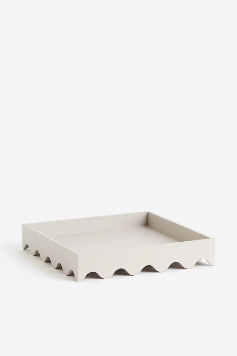 Wooden Tray - Light beige - Home All | H&M US | H&M (US + CA)