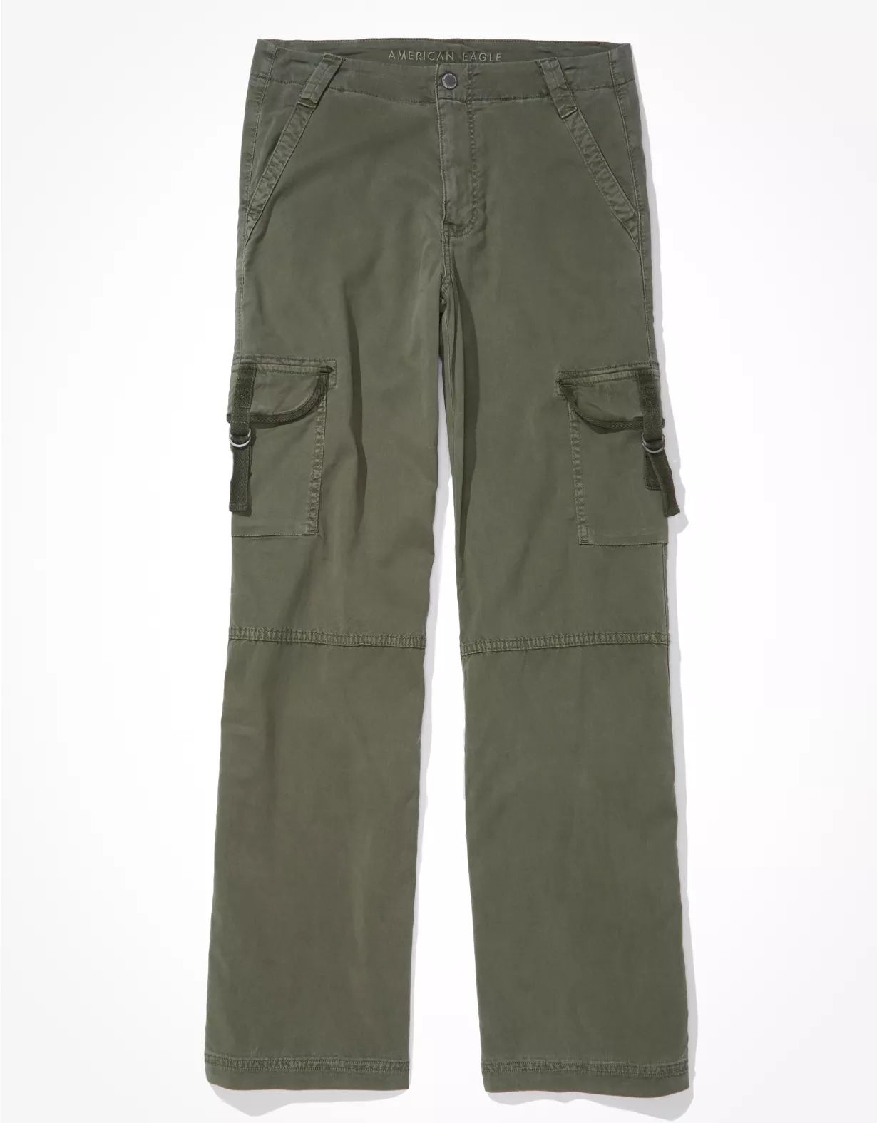 AE Dreamy Drape Stretch Super High-Waisted Cargo Baggy Wide-Leg Pant | American Eagle Outfitters (US & CA)