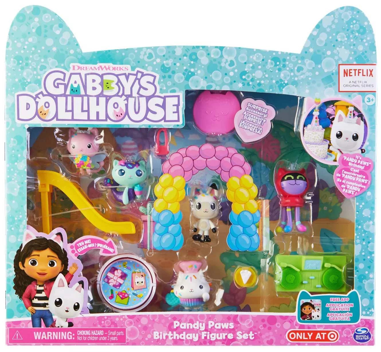 Gabby's Dollhouse Pandy Paws Birthday Figure Set - Walmart.com | Walmart (US)